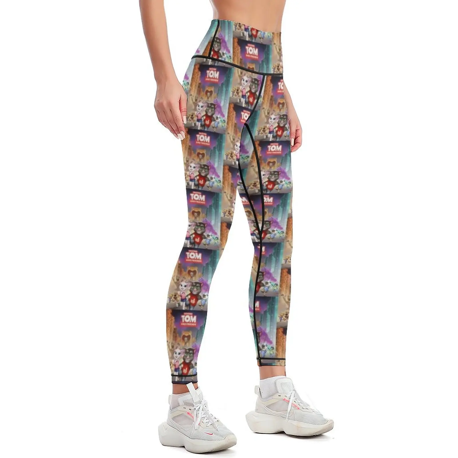 Threetom the My Talking and friends Tom 2 2021 Leggings sports for push up gym sportswear woman Womens Leggings