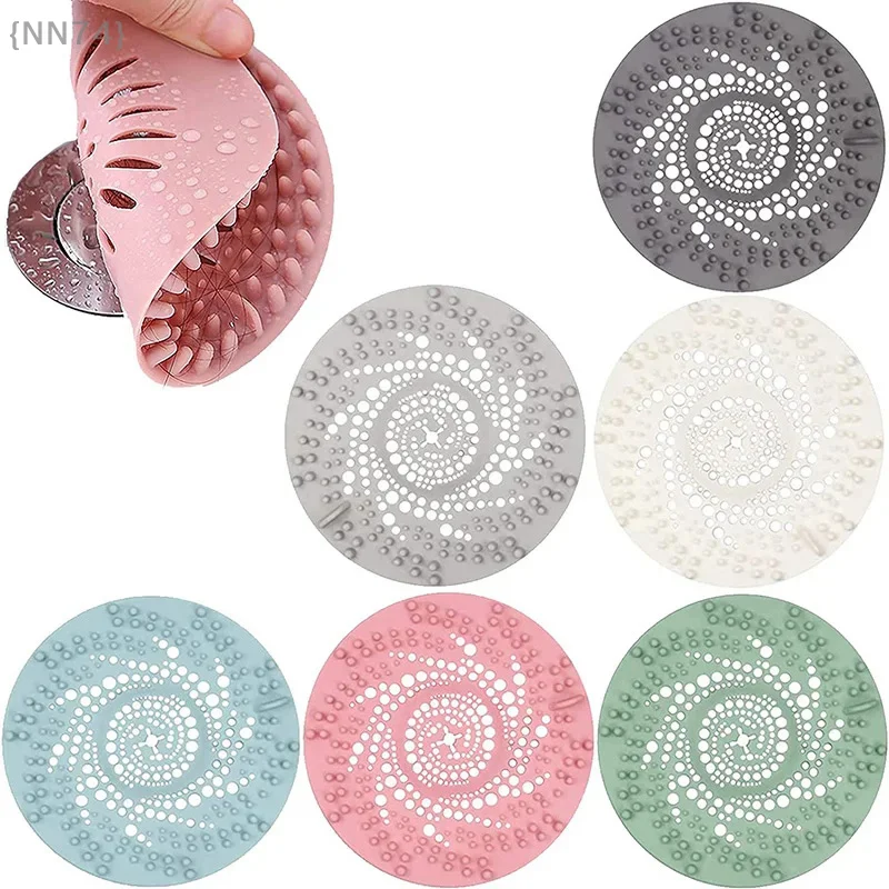 1Pc Silicone Hair Catcher – Universal Drain Strainer For Kitchen Sink & Bathroom Shower, Floor Filter Accessory