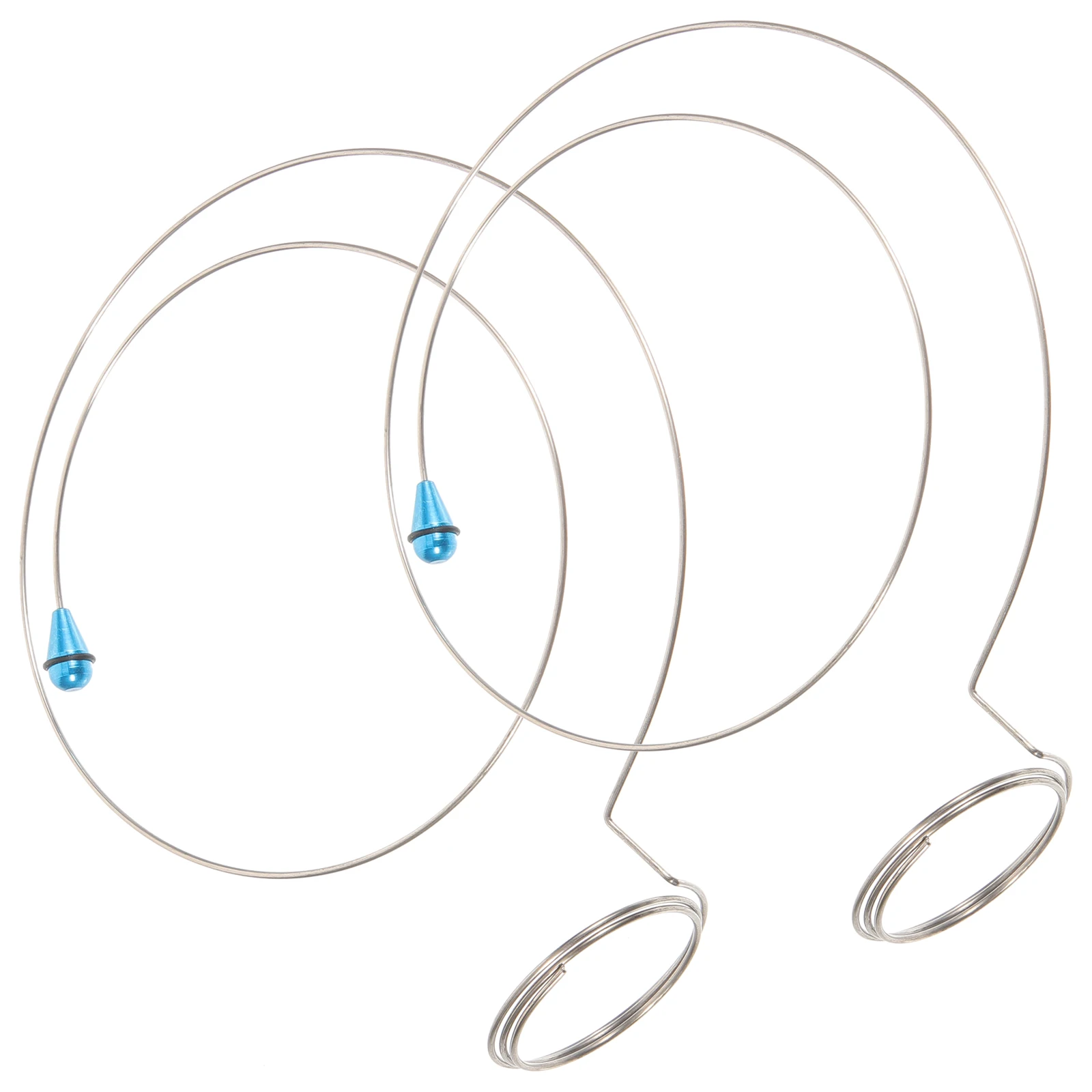 

2 Pcs Head Mounted Magnifying Glass Steel Repair Tools Lightweight Watch Accessories Adjustable Wire Small Holder Loupe Circle