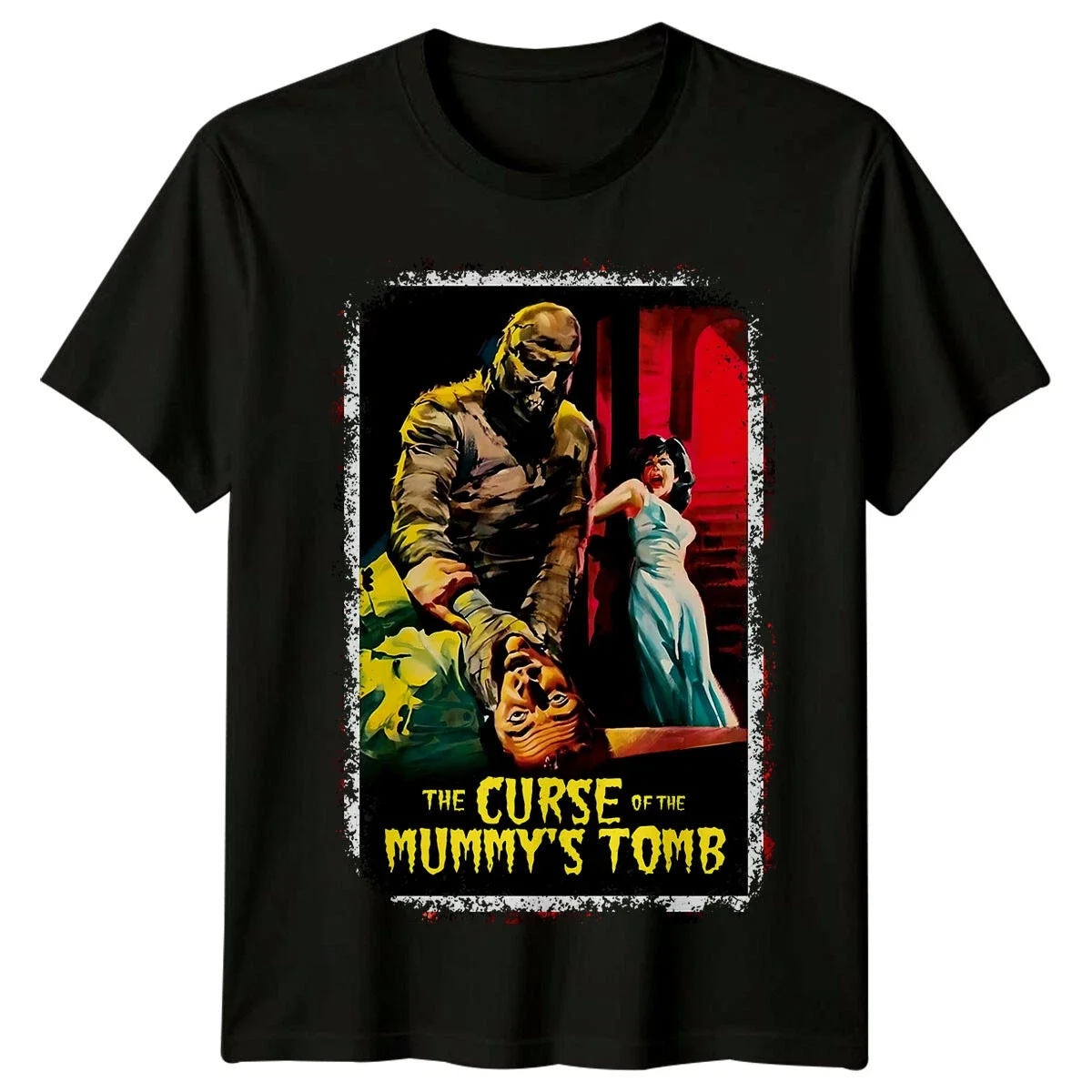 The Curse of the Mummy's Tomb (1964) Movie Poster Inspired T-Shirt Retro Tee