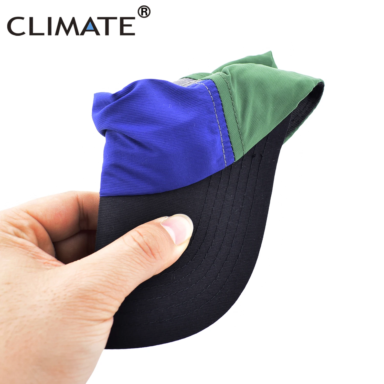 CLIMATE Quick Dry 5 Panel Baseball Cap 5 Panels Sport Outdoor Breathable Cap Hats Camping Snapback Trucker Hat for Hiking