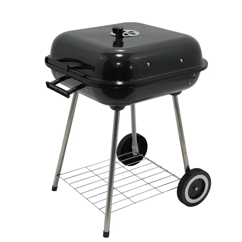 

18 inch four-legged burger grill outdoor camping burger grill foreign trade charcoal