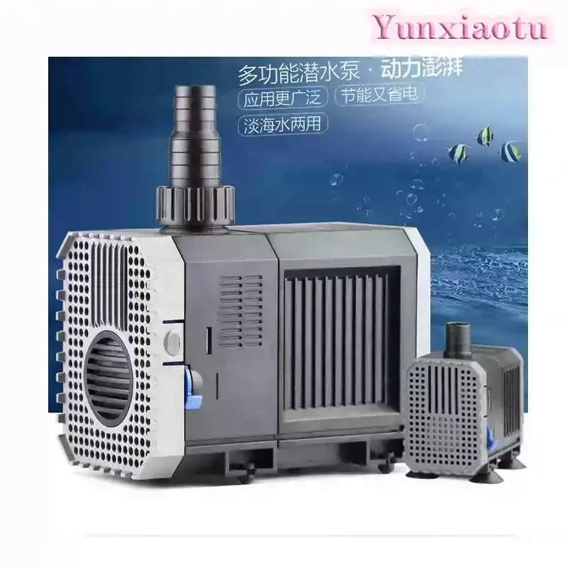 Ultra Quiet Submersible Aquarium Water Pump - Adjustable 1500-5000L/h for Fish Tank/Fountain/Garden Pond/Rockery CN Plug
