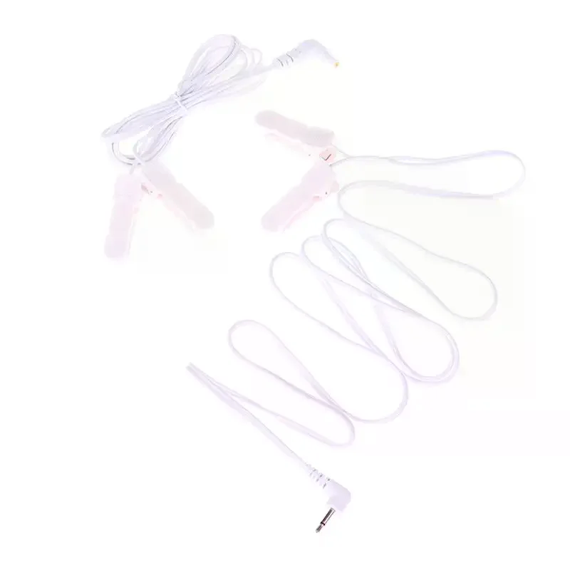 2.0/3.5mm Ear Clips Connection Cables Conductive Standard Pin Muscle Stimulator Digital Therapy Tens Unit Tool Machine