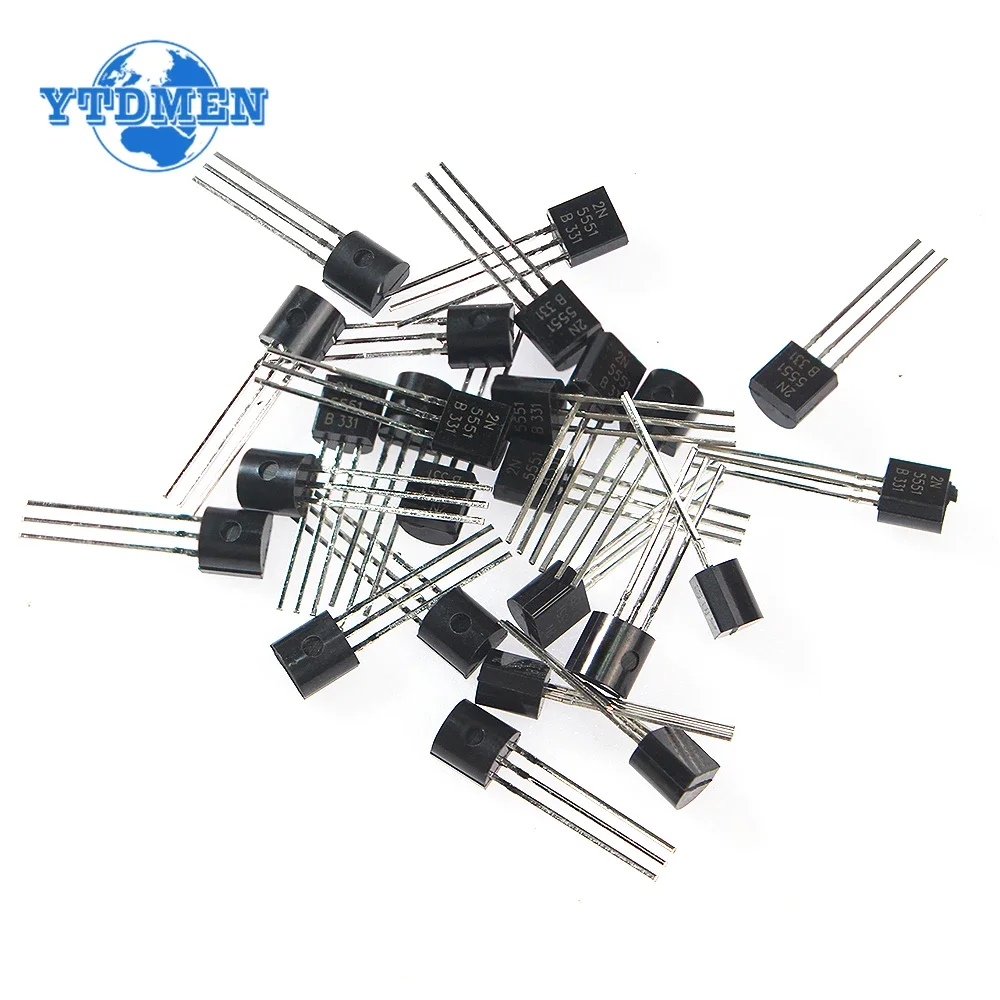 50PCS 2N3904 2N2222 Transistor TO-92 2N2907 2N3906 2N5401 2N5551 A1015 NPN Transistors Triode Kit