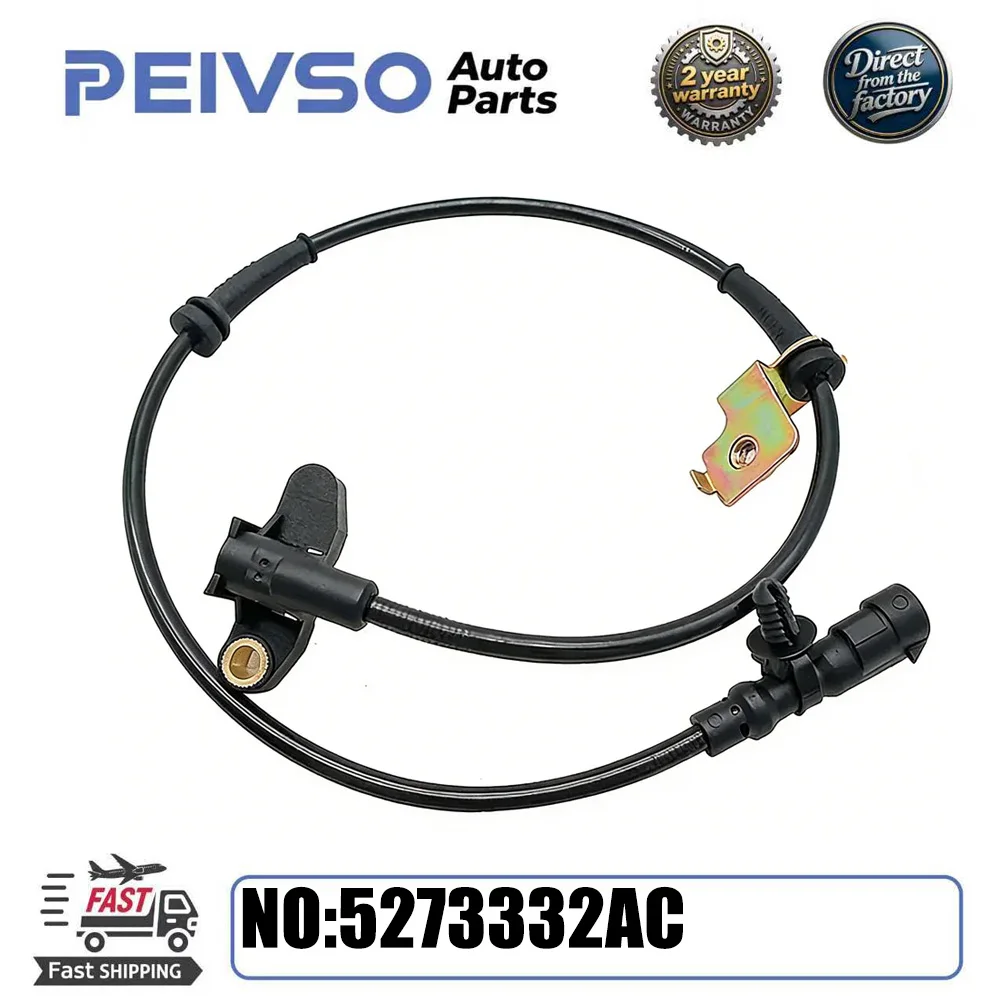 Sensor de Velocidade da Roda ABS Dianteiro Direito 5273332AC para Chrysler Neon, PT Cruiser, Dodge Neon, Dodge SX, Plymouth 2000-2010 5273332AD