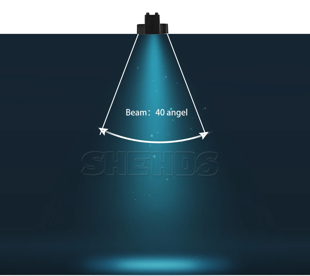 SHEHDS Festen Stecker 7x12W RGBW 4in1/7X18W RGBWA + UV 6in1 Mobile stecker LED Par Licht Für DJ Disco Party Weihnachten Dekoration – Detail 3