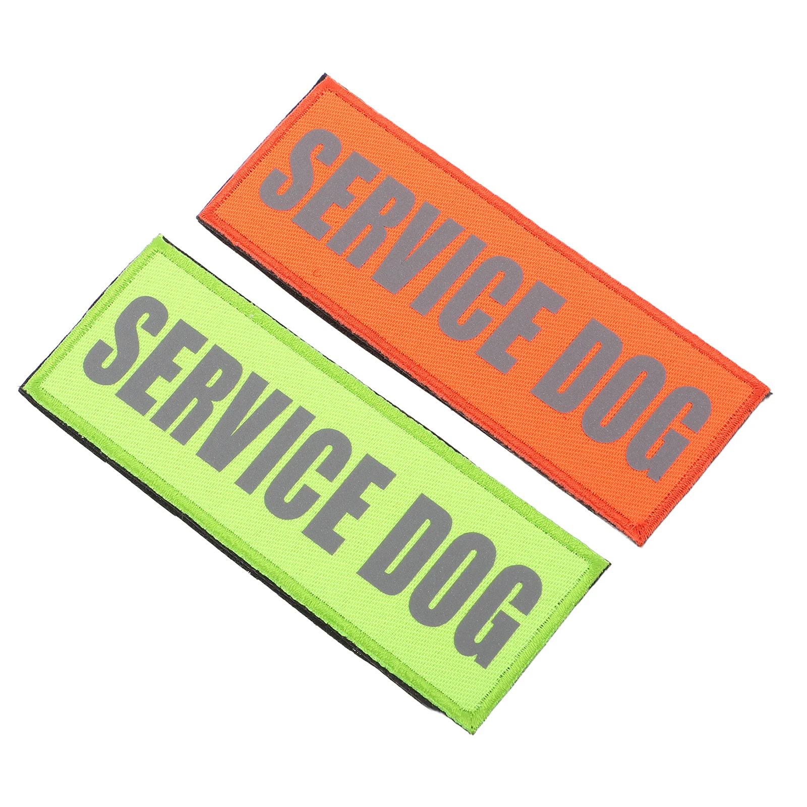 

2pcs Service Dog Patches For Harness Vest Removable Reflective Label Training Gear Working Dog Accessory In Training Patch