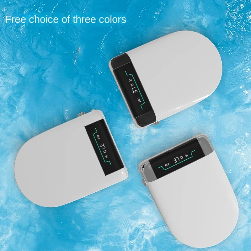 Intelligent Cover Multicolor Electric Smart Flushable U Shape Pp Toilet Seat With Water Jet