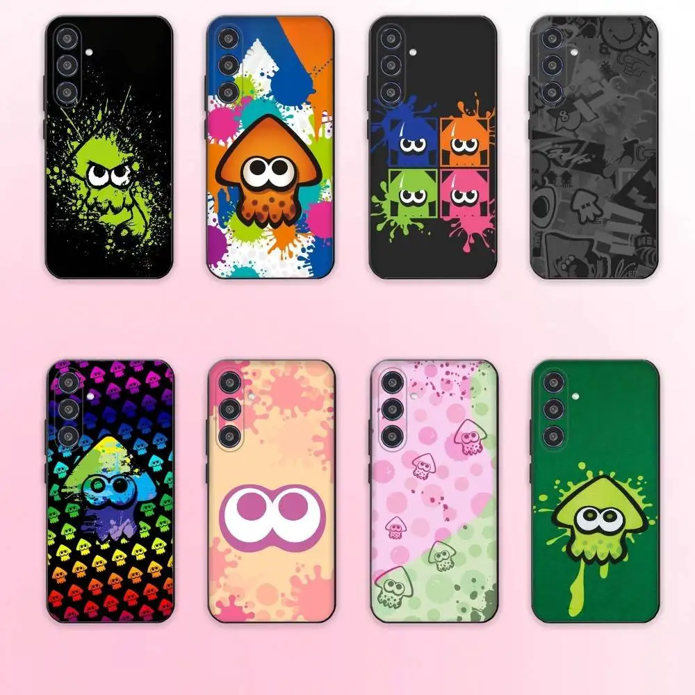 

Game S-Splatoon 3 Phone Phone Case For Samsung Galaxy A73,A72,A71,A70,A53,A52,A51,Others Soft Black Cover