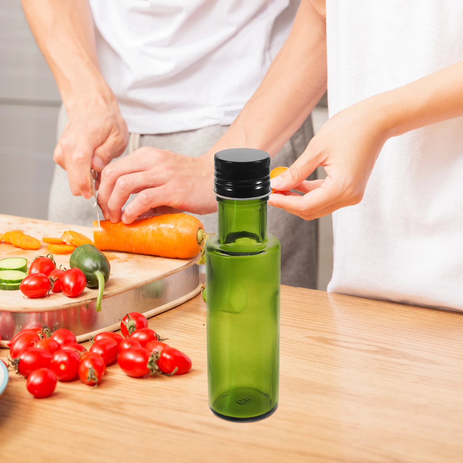 

Olive Oil with Caps Cooking Lid Seal Camping Glass Empty Liquid Travel