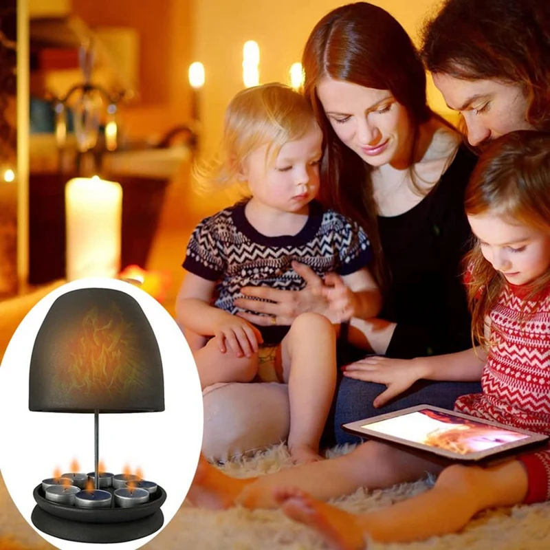 

1 PCS Ceramic Radiator Indoor Tea Light Heater Without Electricity Tealight Alternative Heater