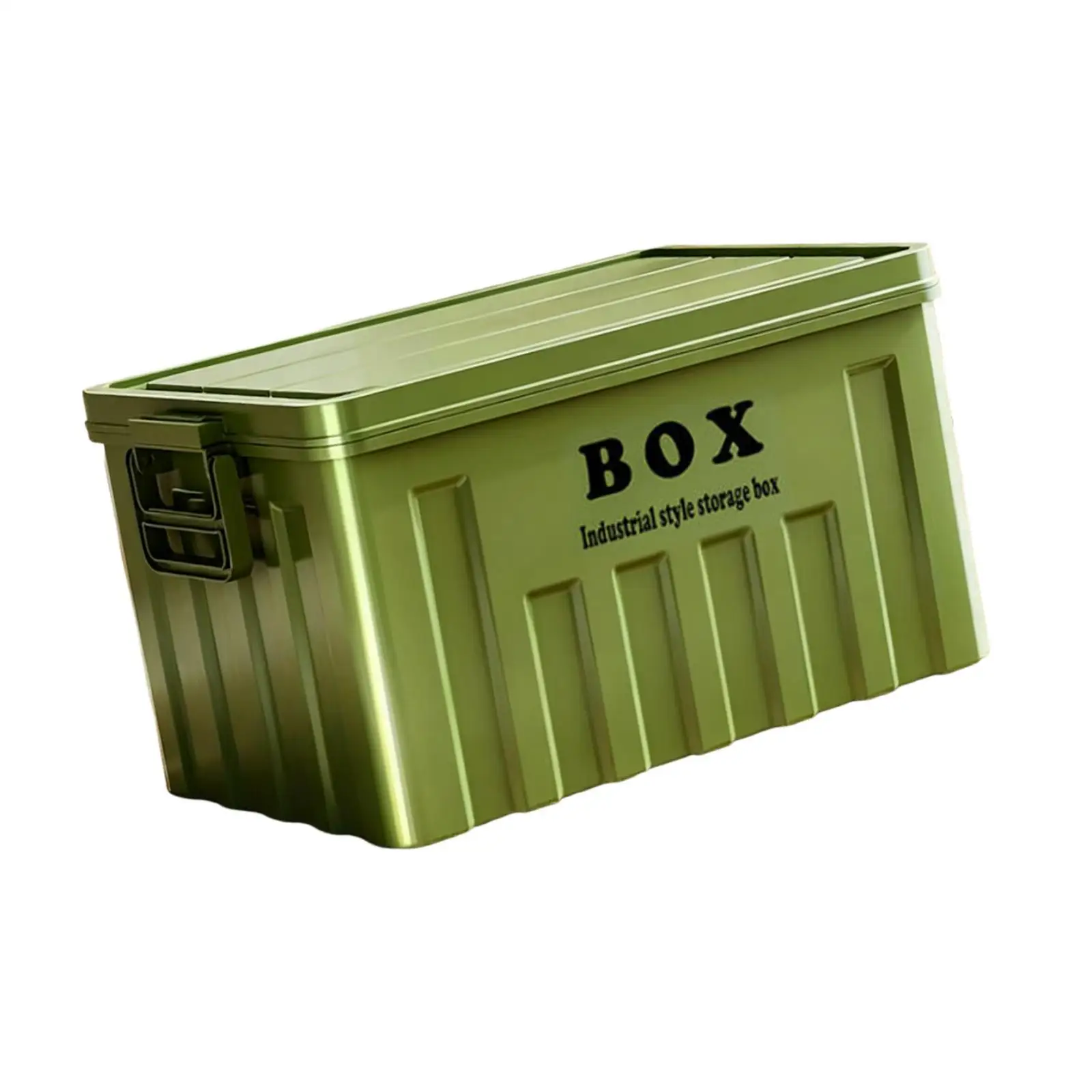 Large Plastic Storage Container with Lid Stackable Storage Bin Organizer for Home Clothes Toys Books Kitchen Dorm - view 2