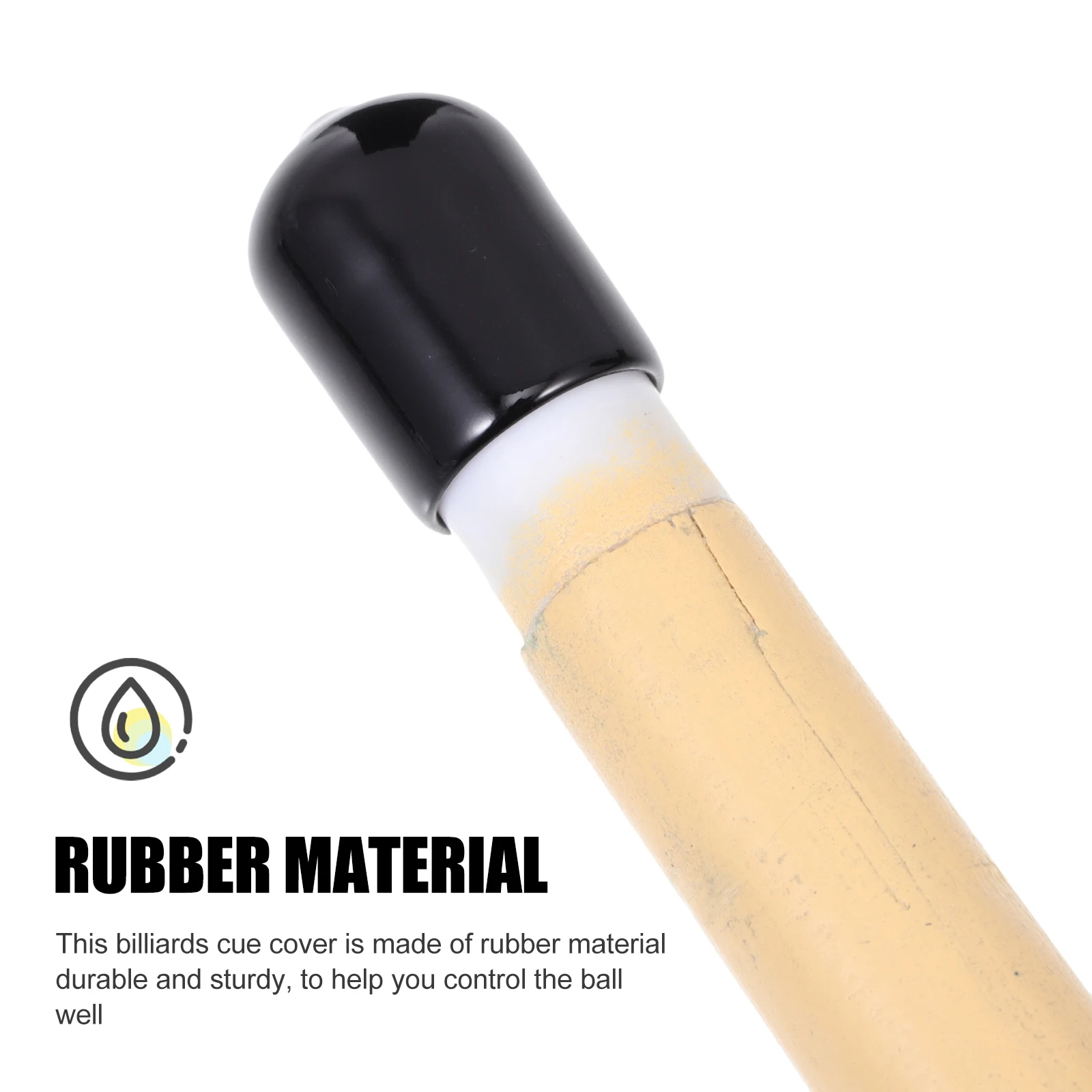 

10 Pcs Billiard Cue Protective Cover Billiards Pool Tip Rubber Tips Protector Skull Covers Snooker