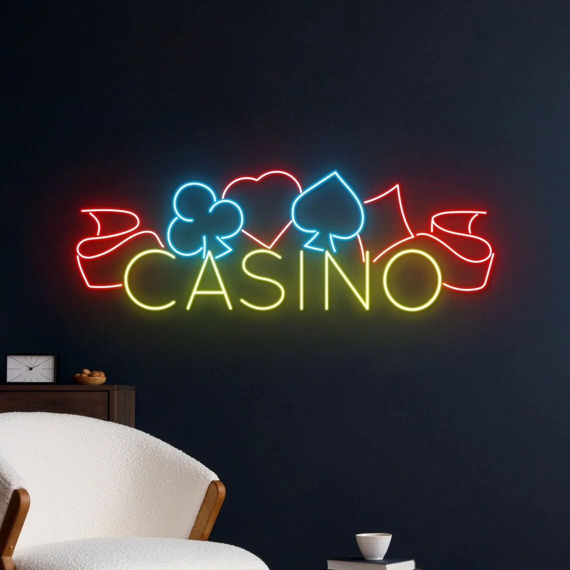 Custom Neon Sign Gaming Room Wall Art Decor Game Player Poker Room Sign Bar Beer Man Cave Sign Bedroom Night Neon