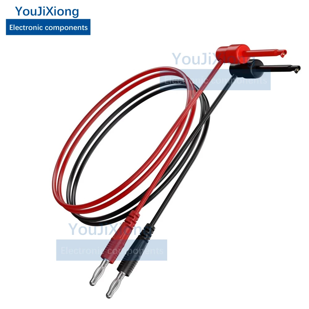 Câble de test multimètre électrique, 4mm, 100cm, 2 pièces