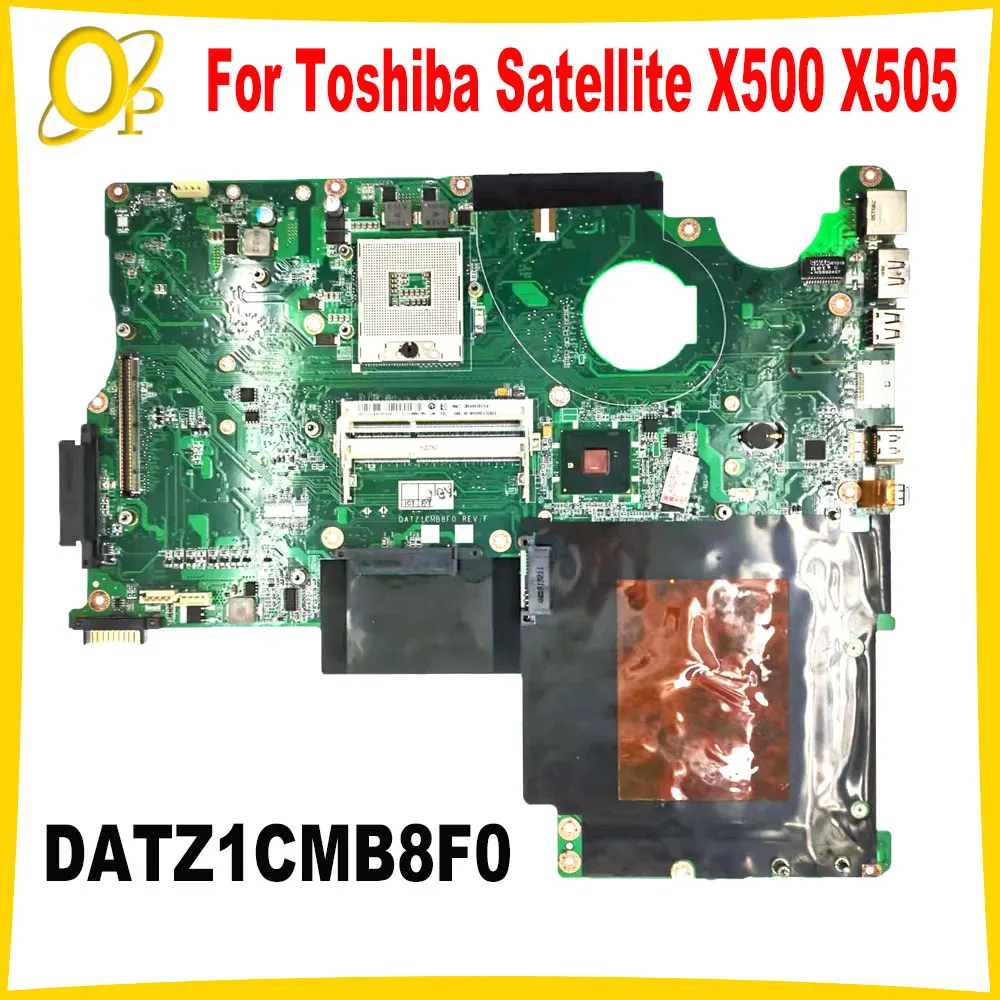 

A000052590 A000053140 DATZ1CMB8F0 Mainboard For Toshiba Satellite X500 X505 Laptop Mainboard HM55 DDR3