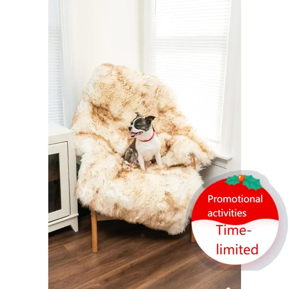 Hot salesWaterproof Flame Resistant Wool Pet Blanket 4x4ft Hypoallergenic Furniture Protector Eco-Friendly Home Decor