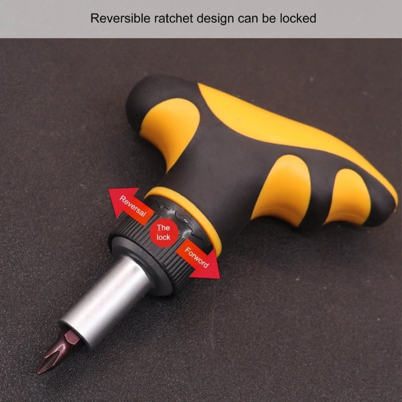 652F Ручное Type Type Ratchet Outcriver Quick Driver 1/4 -дюймовый сборный бит