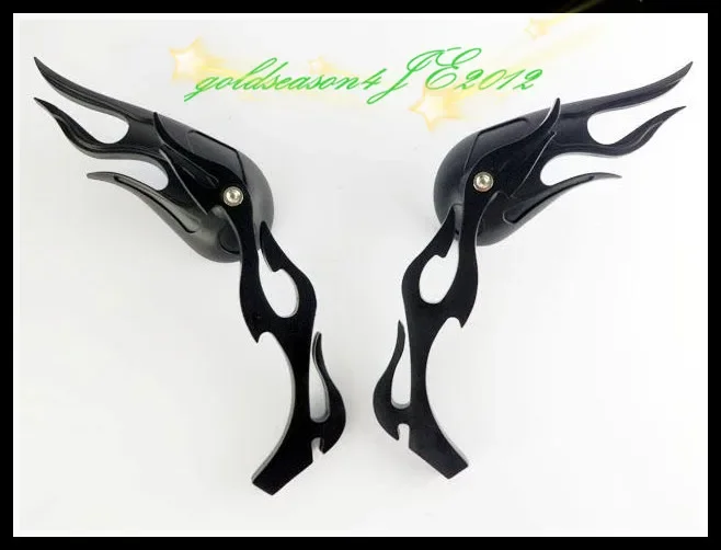 

Изготовленные на заказ боковые зеркала Black Flame для Harley Touring Cruiser Chopper