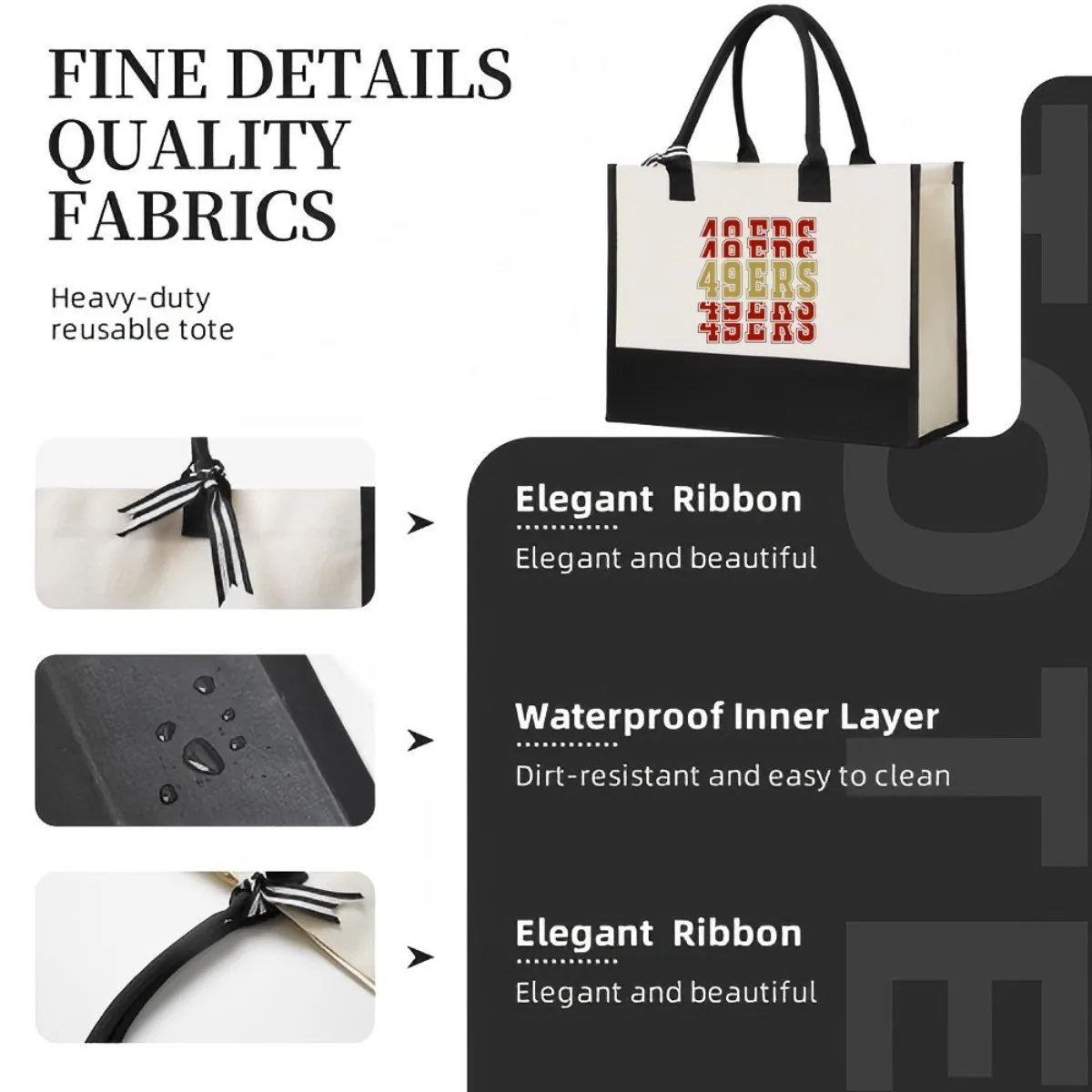 A9 ERS 2026 جديد وصول موضة عملية واسعة قابلة لإعادة الاستخدام حمل حقيبة نمط طباعة 2 لهجة الثقيلة حقيبة كتف كبيرة للجميع