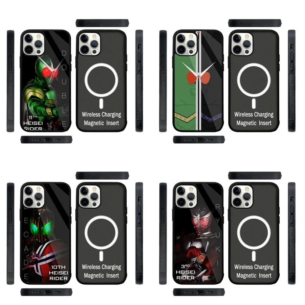 K-Kamen Rider  Phone Case Strong Magnetic For IPhone 15,14,13,Pro,Max,Plus,11,12,Mini For Magsafe Wireless Charging