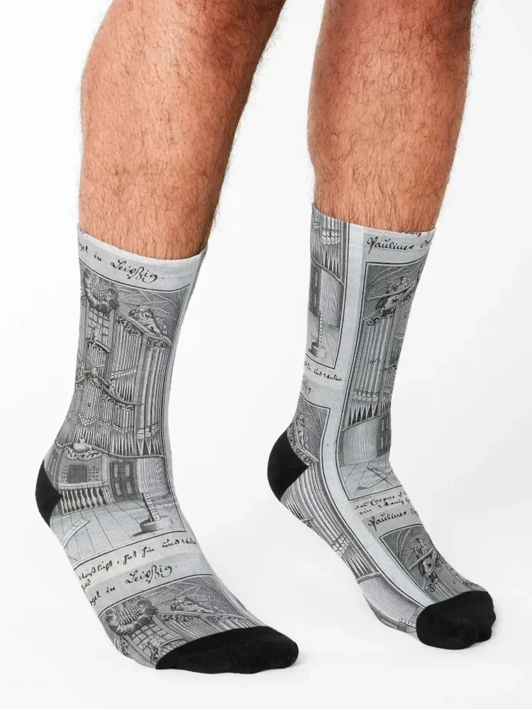 Organ of the St. Paul’s Church (Leipzig) Socks happy Lots valentine gift ideas funny gifts Women Socks Men's