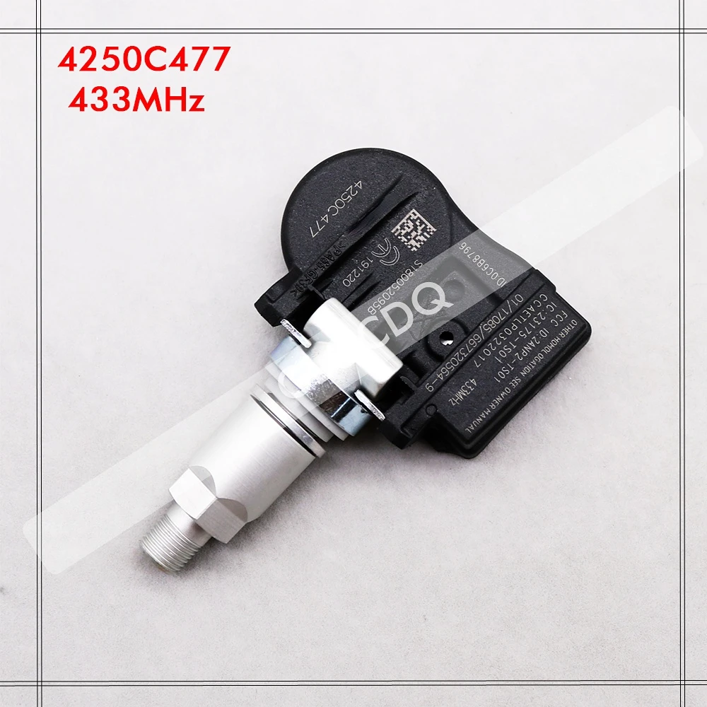 4PCS CAR TIRE PRESSURE MONITOR SENSOR TPMS 4250C477 FOR MITSUBISHI ASX LANCER OUTLANDER LANCER ASX I-MIEV 433MHz