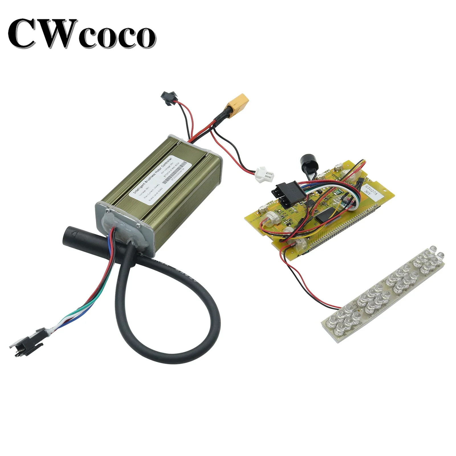 Electric Scooter Display Screen + 36V Motherboard Controller Driver Skateboard Replacement Accessories for Kugoo S1 S2 S3