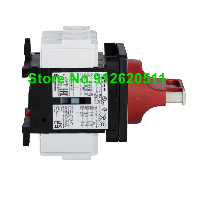 Imagem -03 - Disconnector Elétrico do Interruptor de Parada de Emergência de Vario Vcf3c 63a de Schneider Tesys V3c And Kcf2pzc