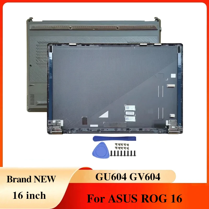 

NEW Laptop Screen For ASUS ROG 16 GU604 GV604 Laptops Case LCD Back Cover Hinges Bottom Case Flip Version Touch Laptop