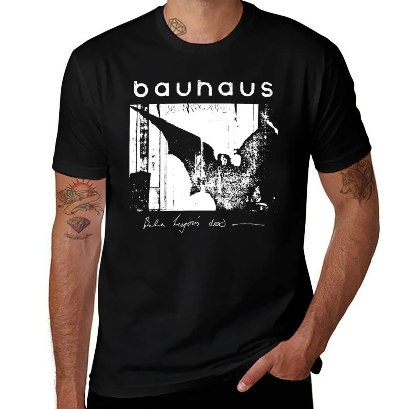 

Bauhaus - Bat Wings - Bela Lugosi_s Dead T-Shirt t shirts for man graphic tees man t shirt luxury t shirts designer T-Shirt