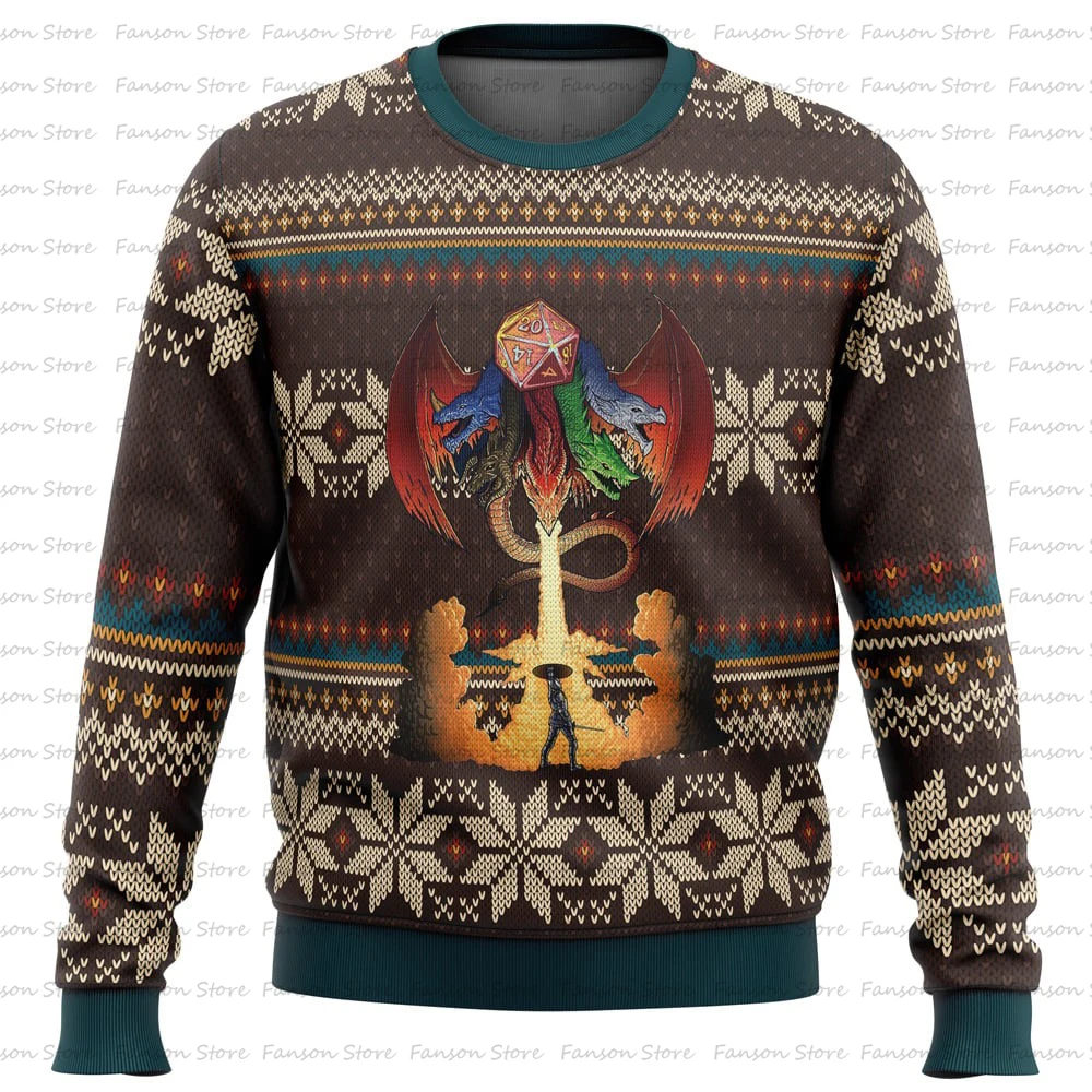 Pull de Noël sans couture pour hommes et femmes, sweat à capuche pour couple, motif de masque Majoras, helpda en-ly, mode automn