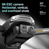 새로운 RG800 Max GPS 드론 8K 전문가용 HD 듀얼 카메라 5KM 사진 촬영 5G 브러시리스 FPV 접이식 대형 화면 RC 쿼드콥터 장난감 3