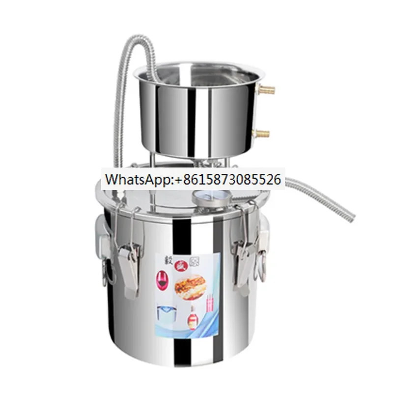 Alcohol Liquor Spirits Distillers Wine Making Brandy Liquor Wine Fermentation Distillation 2 In 1 10L 1set