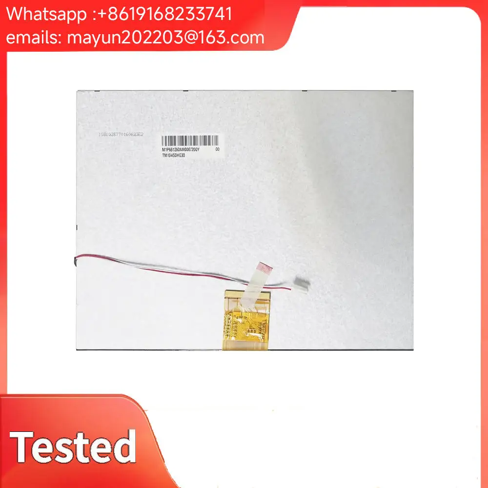 Original industrial LCD TM104SDHG30 Display Screen Tested 800x600 10.4
