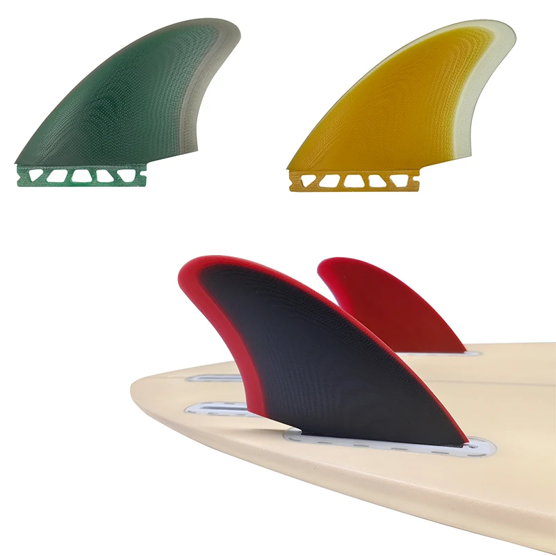 

K2 Size Surfboard Fin For UPSURF FUTURE Fin Plugs 2pcs/set Quilhas Fibreglass Keel Twin Sets Surf Fins Performance Core Thruster