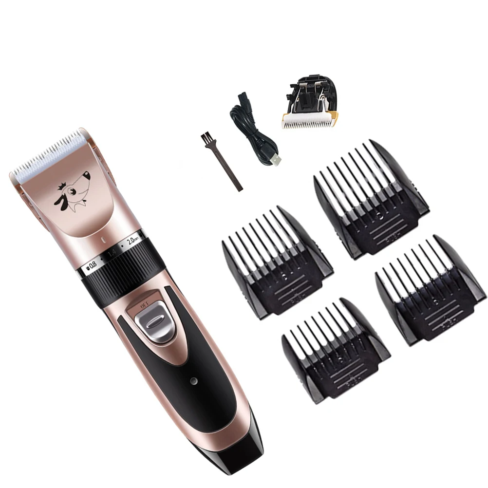 

Portable Pet Hair Trimmer USB Charging Clipper Dog Cat Grooming Tool Silent Ceramic Blade Safety Design Professional Use