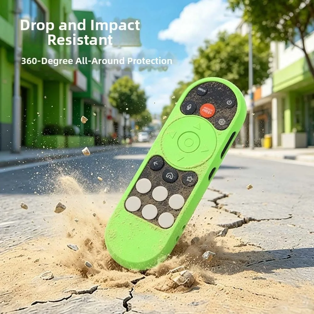Silicone Remote Control Case Shockproof Anti-Slip Remote Protective Cover Anti-scratch with Lanyard for Vizio XRT290/WRT290