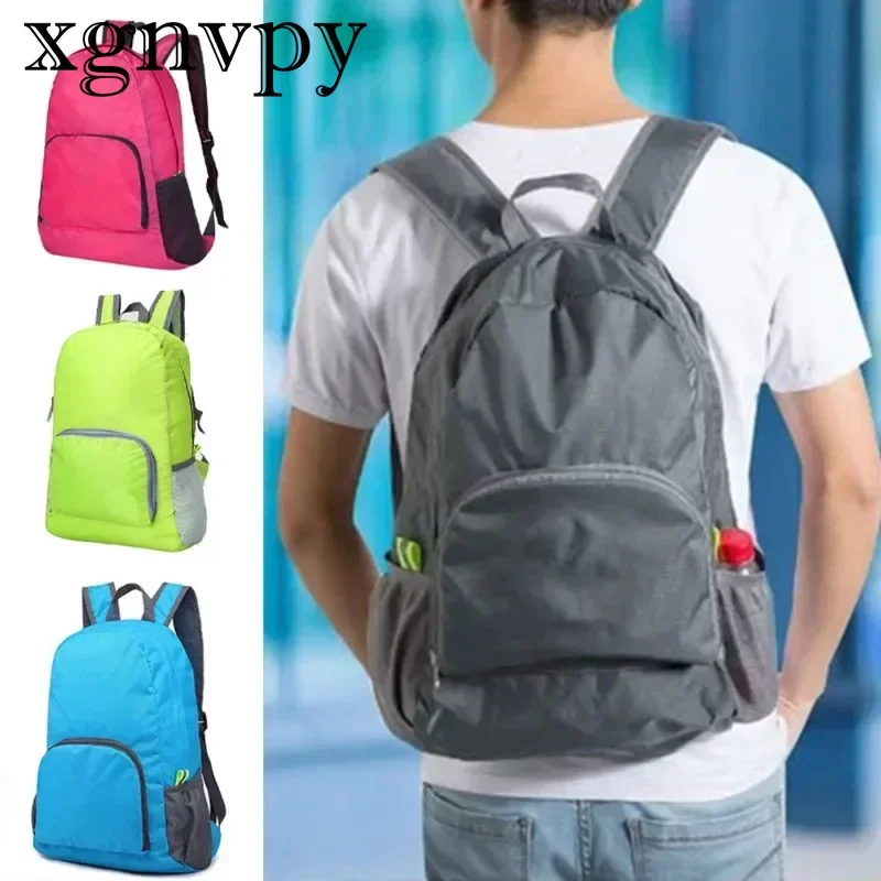 

xgnvpy Foldable Camping Hiking Ultralight Folding Travel Daypack Bag Outdoor Mountaineering Sports Daypack for Men Women