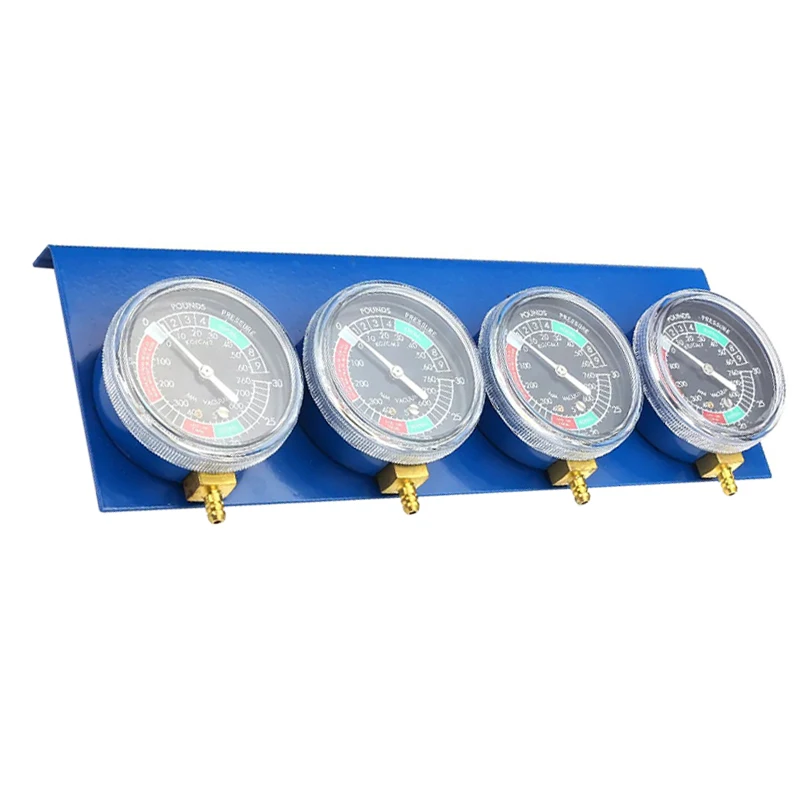 4Pcs Motorcycle Carburetor Vacuum Gauge Balancer Synchronizer Tool W/Hose Kit For Honda/Yamaha/Suzuki/Harley