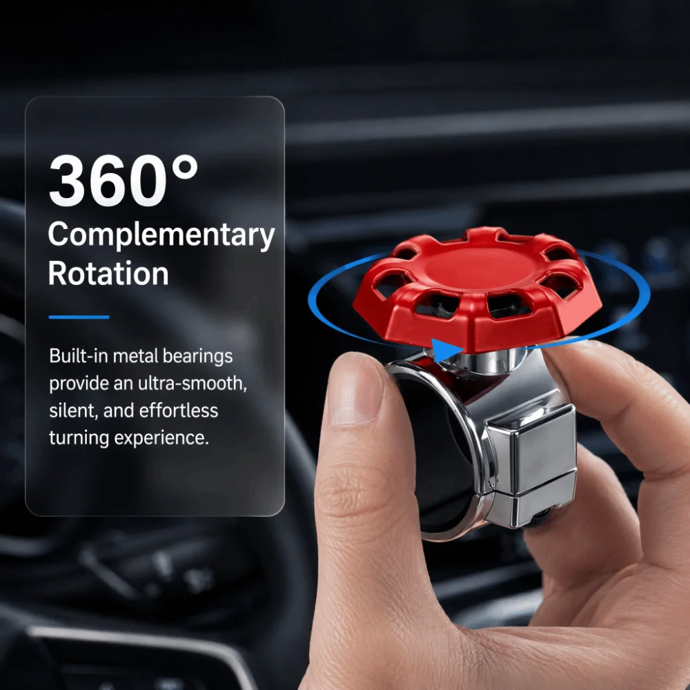 Multifunctional Steering Wheel Assist Ball Bearing Powerful Power Assist Ball High-End Versatile One-Handed Steering Gear