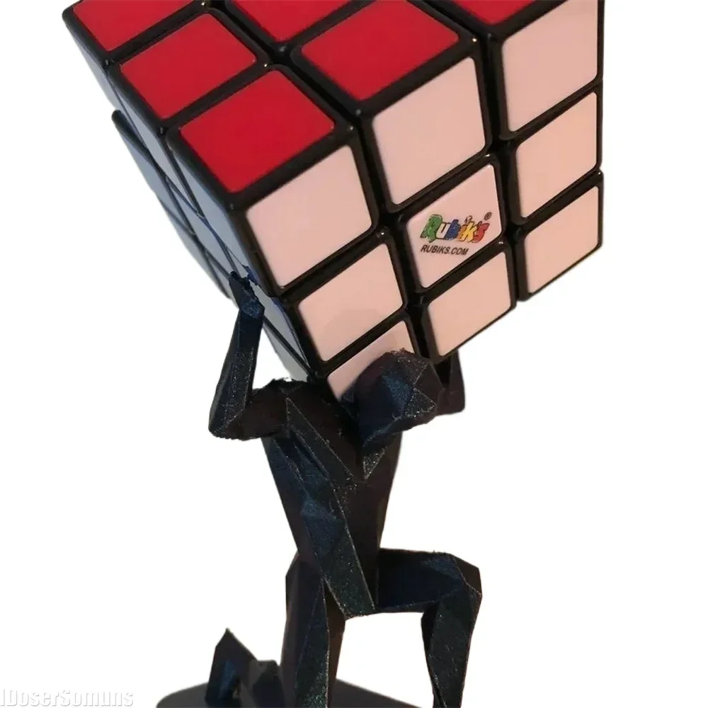 

3D Printed Modern Cube Display Stand Destop Ornaments Home Decor Office Accessories