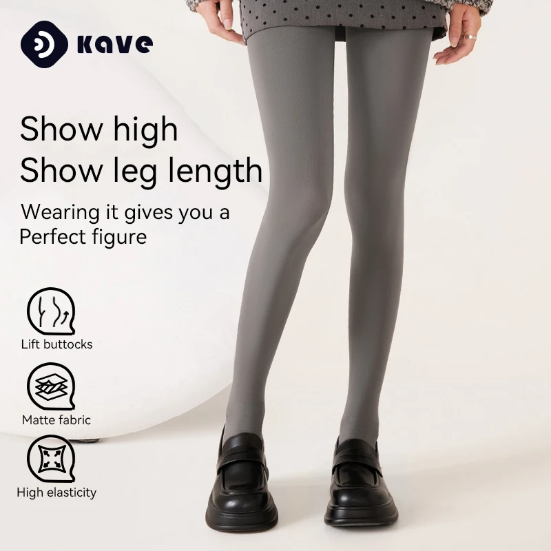 Kave 80D/220D/480D Pressure Tights Bare-leg Slimming Artifact Leggings Pantyhose Autumn and Winter Women's Velvet Leggings