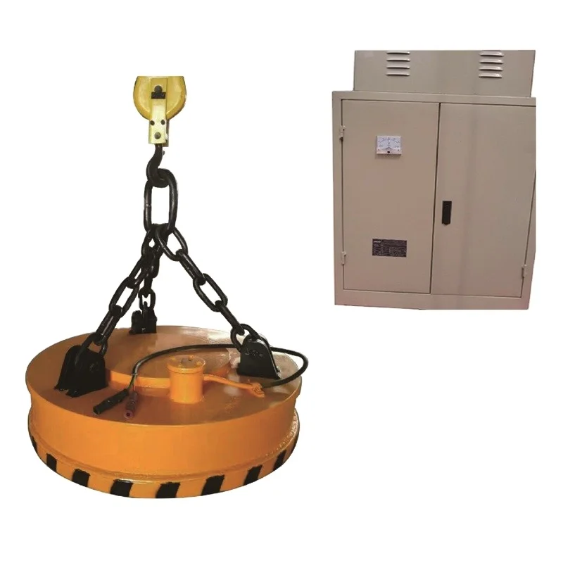 Truck & Crane Compatible Electromagnets Circular Lifting Magnet Hydraulic Excavator Magnet for Mobile Scrap Handling