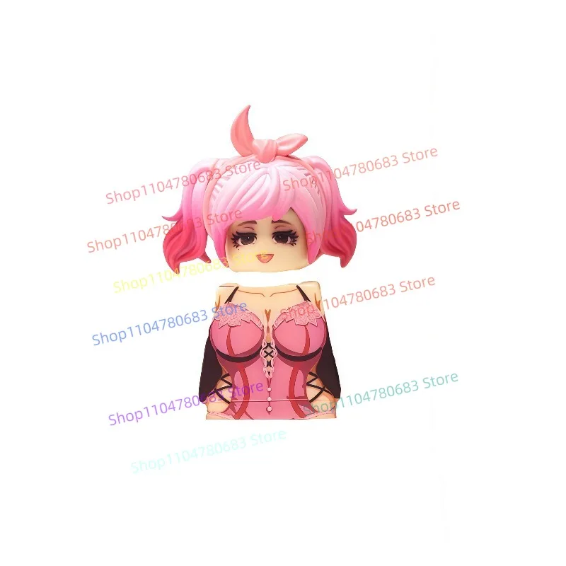 

MOC Building Blocks Shen Miao Pink Girly Mini Doll Assembly Model Kawaii Anime Cartoon Accessories Toy Gift Collectible