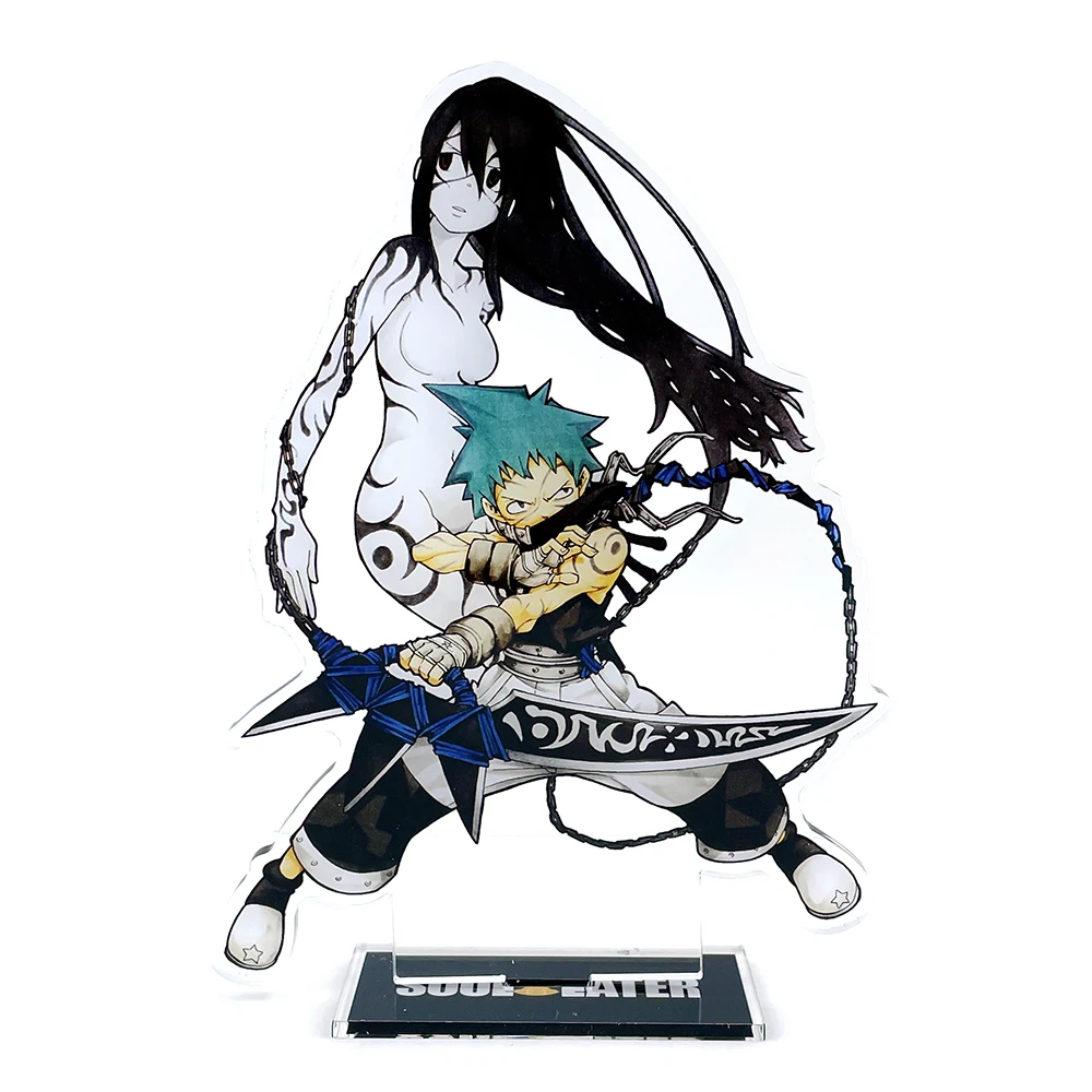 Soul Eater character Black star acrylic standee figurines desk decoration cake topper