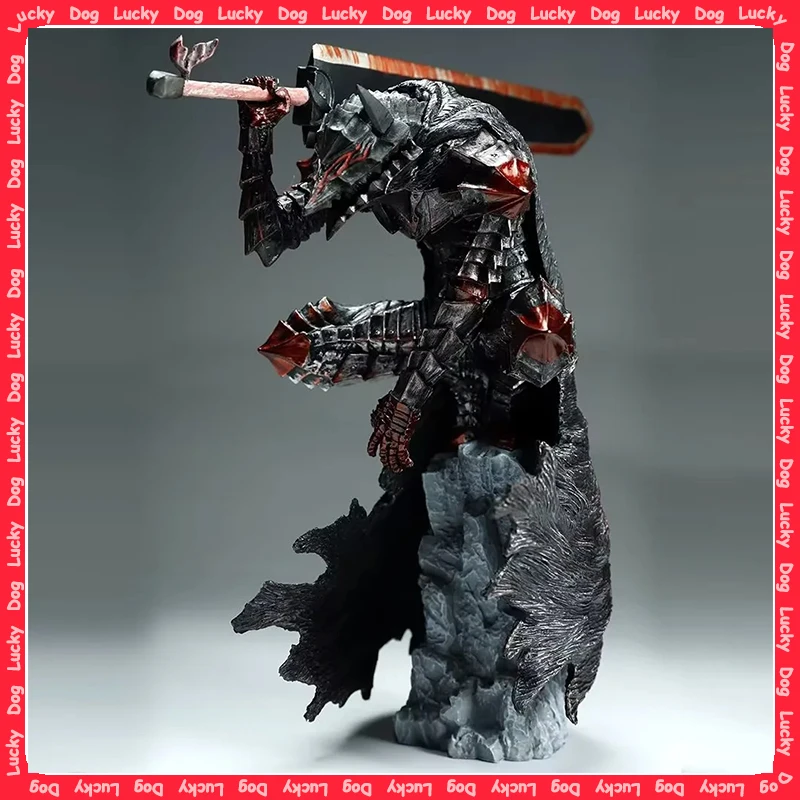 

25cm Berserker Guts Bloody Version Battle Damage Anime Figure Model Gk Statue Boys Collection Desktop Decoration Ornament Toys