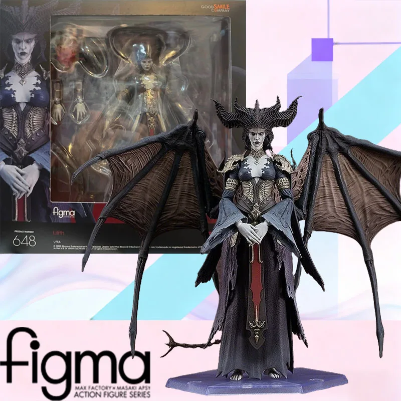 En Stock MAX caja Original de fábrica FIGMA 648 Blizzard Lilith Diablo modelo de figura de acción juguete para regalo para niños embalaje de caja de espuma