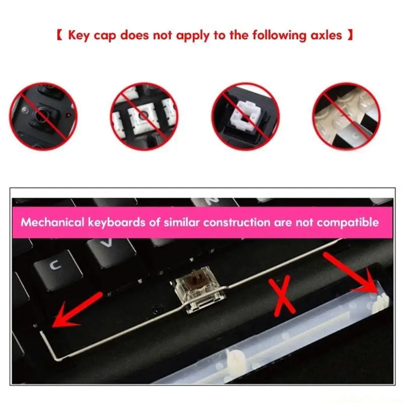 133PCS XDA Keycaps Set for 61 64 68 96 104 108 Switches Mechanical Keyboard